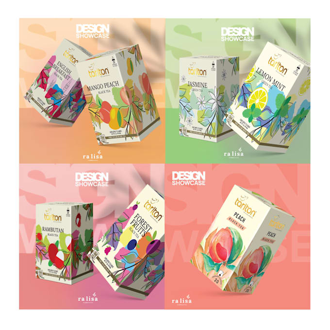design product packaging or labels