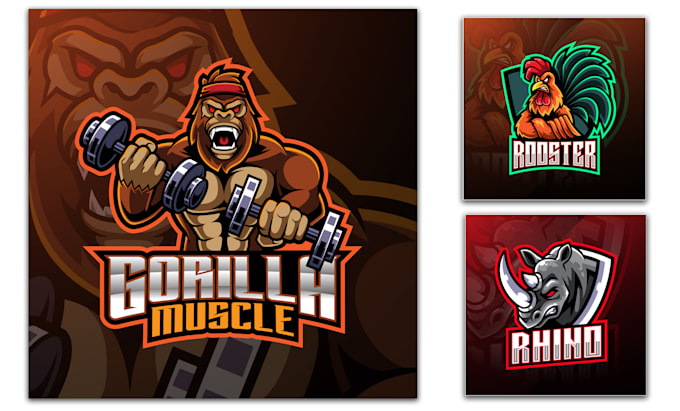 design original realistic mascot logo