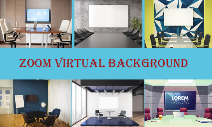 Design a zoom virtual background with your logo by Naumanmuzffar | Fiverr