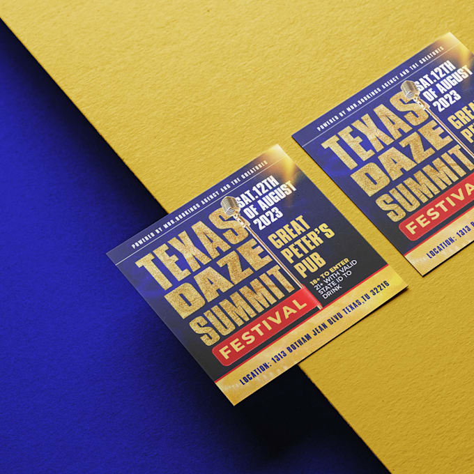 Design concert flyer animated custom motion flyer by Dan iel 0 Fiverr