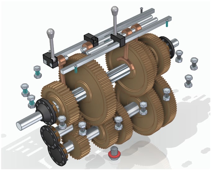 3d modeling using solidworks, fusion 360, solid edge and nx