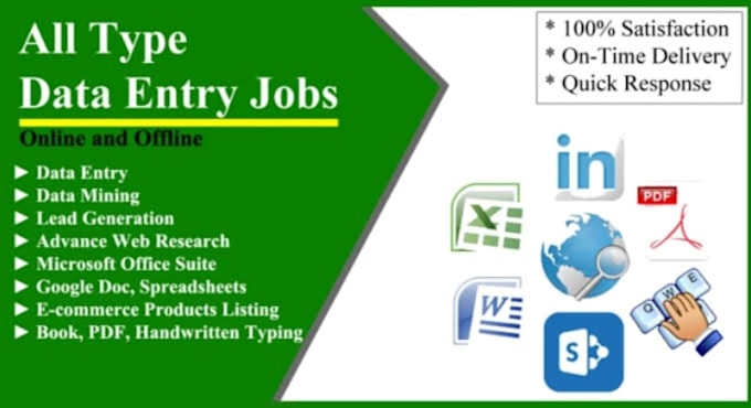 do efficiently data entry in 24 hours