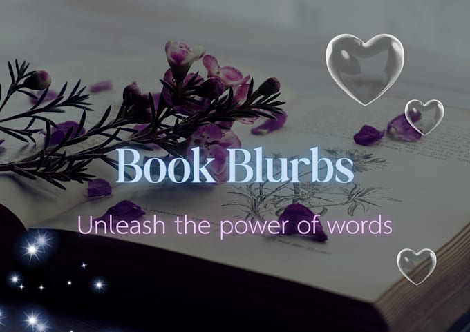 write your book blurb, synopsis or back cover description