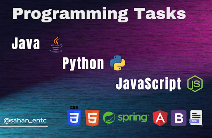 do java, python, javascript projects