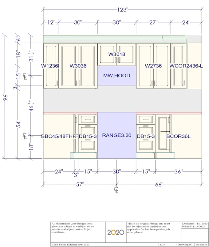 use 2020 design software to design your kitchen cabinet