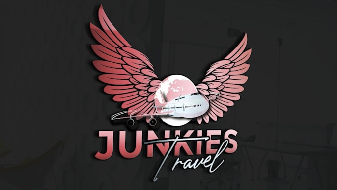 create a modern 3d timeless logo design with copyrights