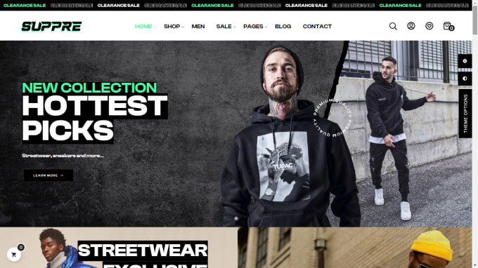Site de sale streetwear