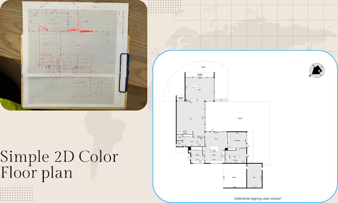 create an exquisite 2d floor plan interior, exterior