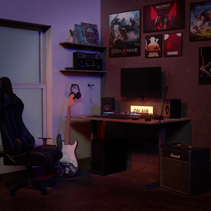 make 3d prop for games, film, or 3d printing needs