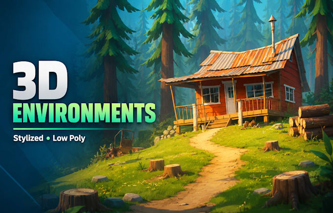 create 3d game environments and worlds