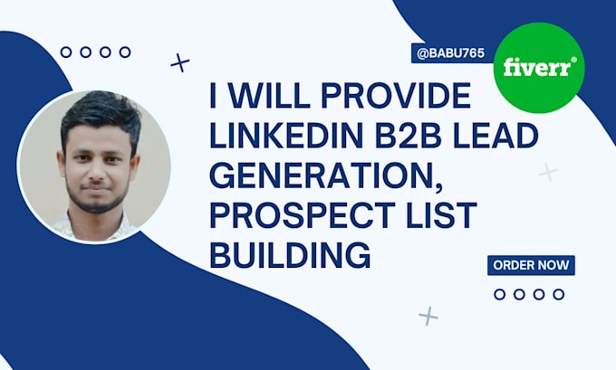 provide linkedin b2b lead generation ,prospect list building