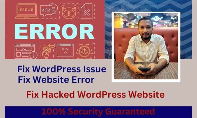 fix hacked wordpress error and worpress security and remove wordpress malware