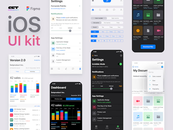 Do ux ui design for mobile app, pp design, mobile app ui in figma by ...