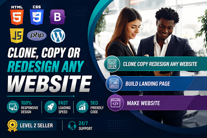 design redesign or build a responsive wordpress website