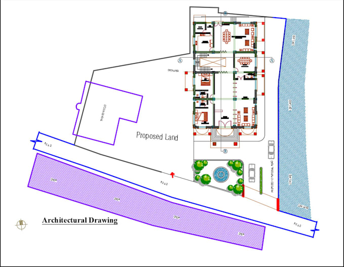 Draw your 2d floor plan along with elevations and sections by Bhuiyan ...