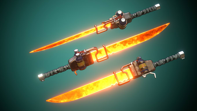 model 3d swords and wepons for any purpose