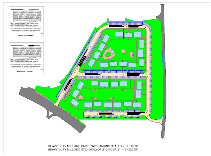 design parking lot, site map, engineer parking layout,rv map