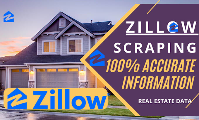 do zillow data scraping for real estate leads and property listings
