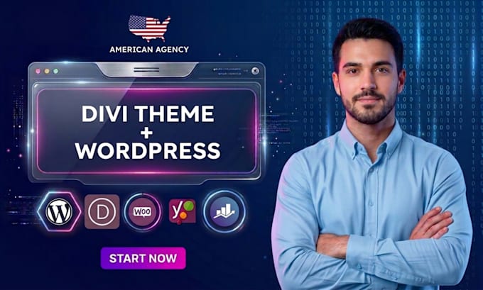 build divi wordpress website as wordpress web developer