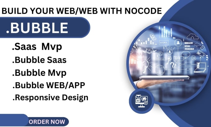 Develop bubble saas mvp no code app by Romano_king | Fiverr