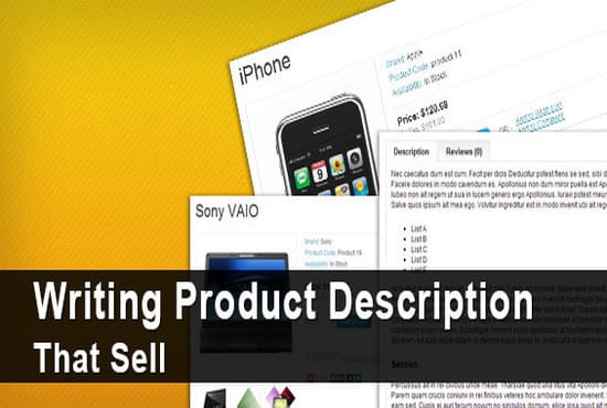 write professional product description