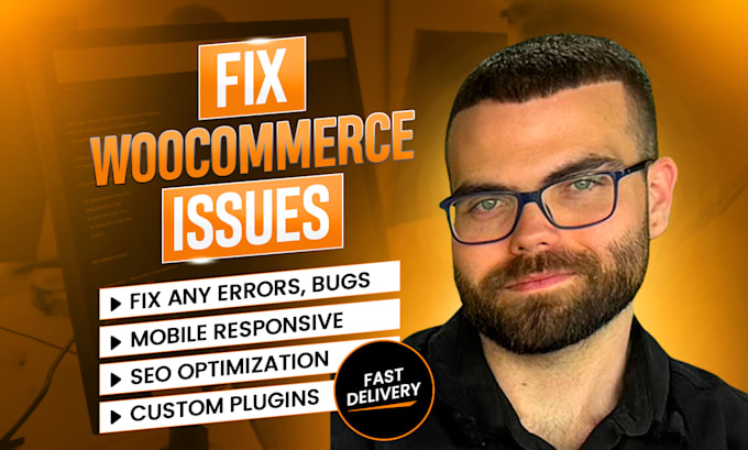 fix issues, errors and bugs on your woocommerce website
