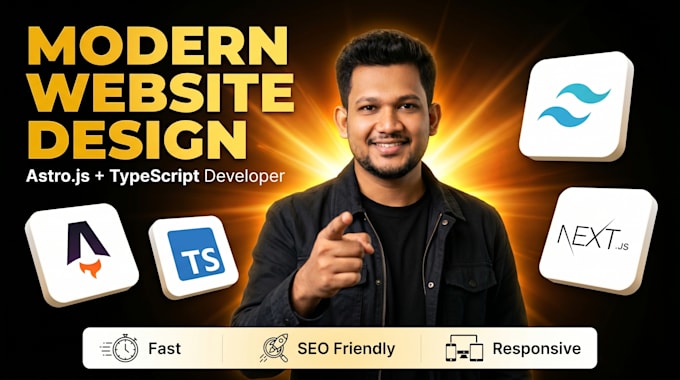 build a blazing fast astro js website with typescript and ai integration