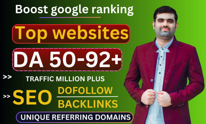do link building via dofollow high da authority SEO backlinks for google ranking