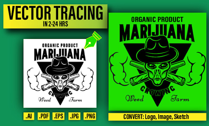 manual vector tracing trace vector, raster to vector