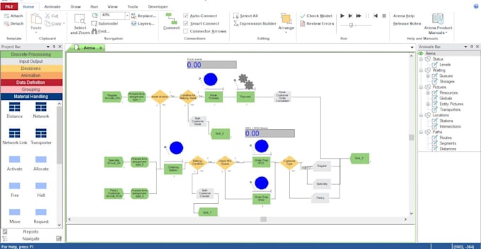Build and optimize simulation models using arena and flexsim software ...