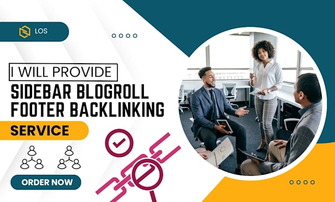 provide sidebar blogroll footer backlinking services