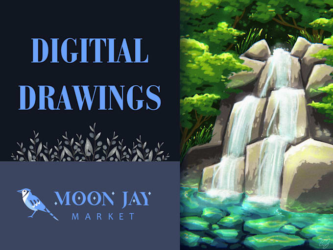 create custom digital illustrations