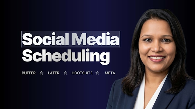 professionally schedule social media posts