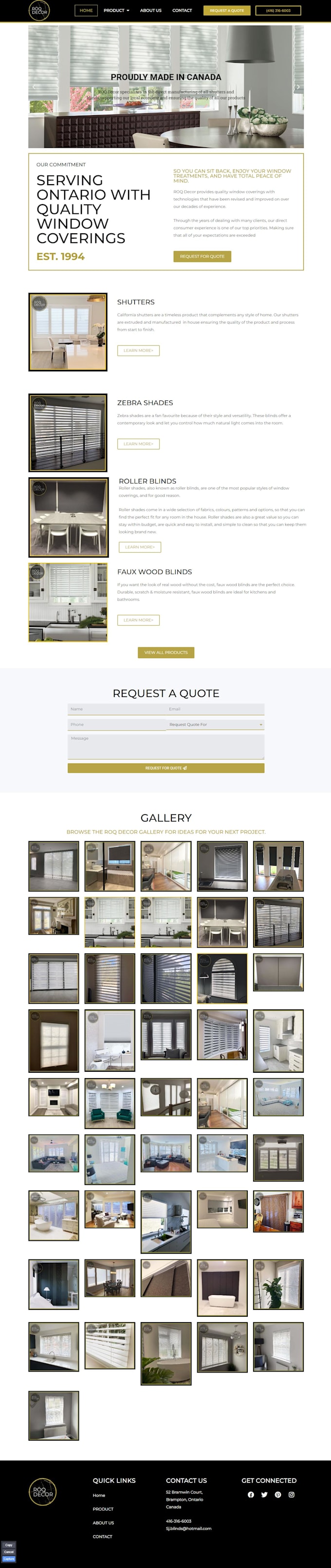 Create or recreate a business ecommerce website by jessicarozario fiverr
