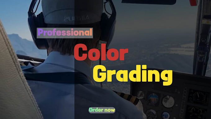 professional color grading services for videos
