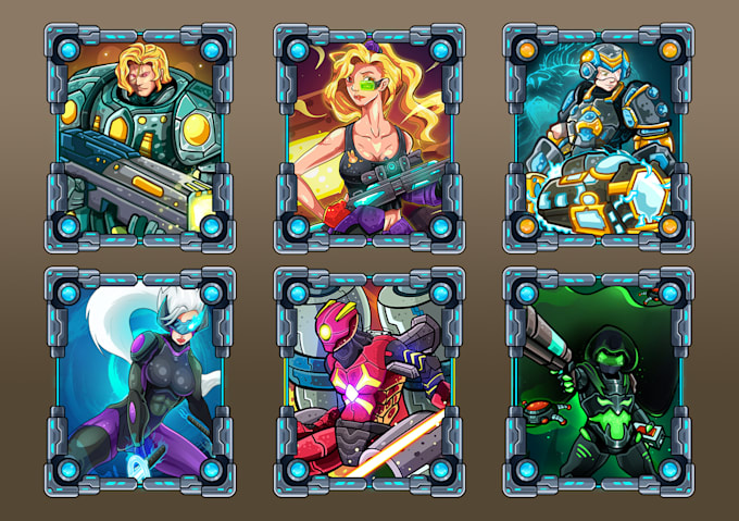 create custom game cards, characters and game boards