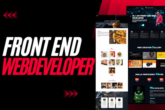 Design a responsive front end website with html,css and bootstrap by ...