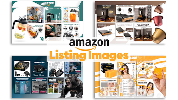 design amazon product images for listings, enhanced brand content ebc