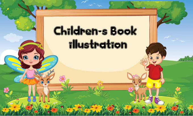 Draw children story book illustration and cover kdp by Arfanahm | Fiverr
