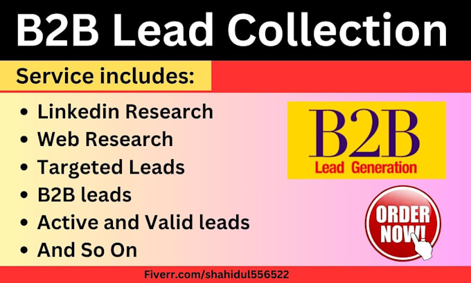 Lead Collection Do b2b lead generation lead collection web research for your business ...