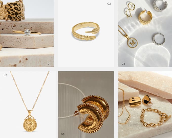 shoot jewellery and accessories product photography