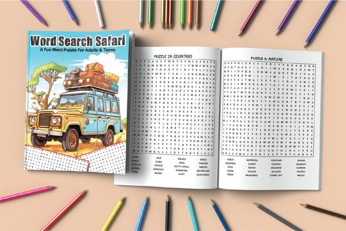 Create Niche Based Word Search Puzzle Books For Amazon Kdp By Create Niche Based Word Search Puzzle Books For Amazon Kdp By