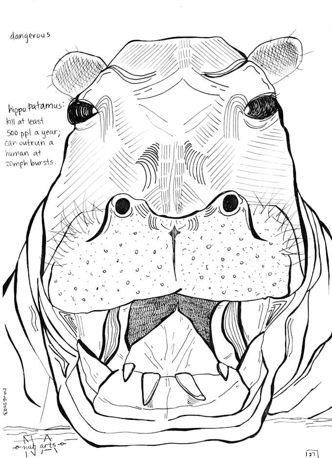 Draw a quick, rough, ink sketch of a prompt by Nub_arts | Fiverr