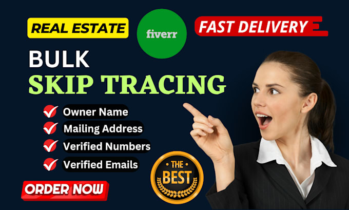 do bulk skip tracing and cold calling service