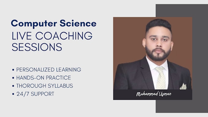 Be your professional computer science and coding tutor by Musman3194 ...