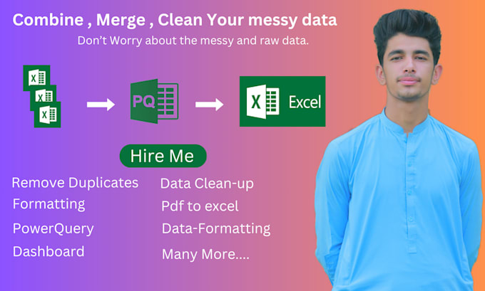 do excel macros ,vba ,cleaning , and automation