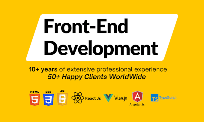 do frontend development, react developer, frontend developer website redesign