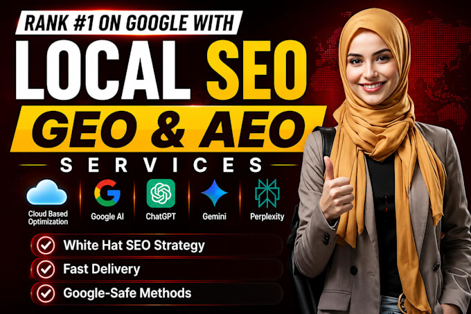 optimize monthly website GEO SEO aeo, local and off page backlink building