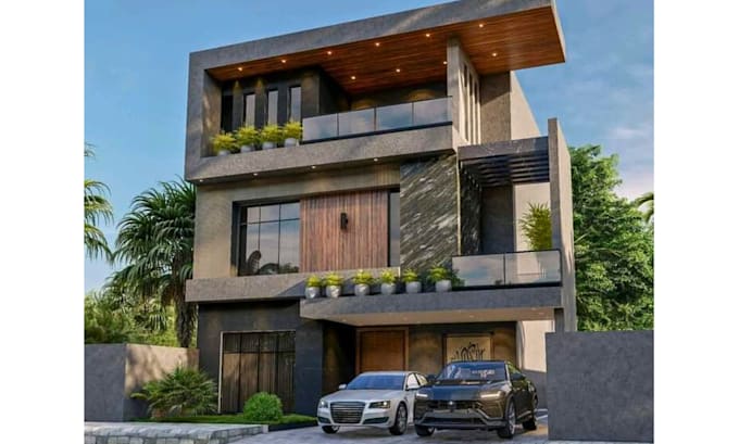 do architectural 3d modeling in sketchup and rendering,