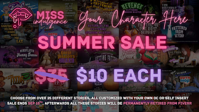 provide a ych story on sale